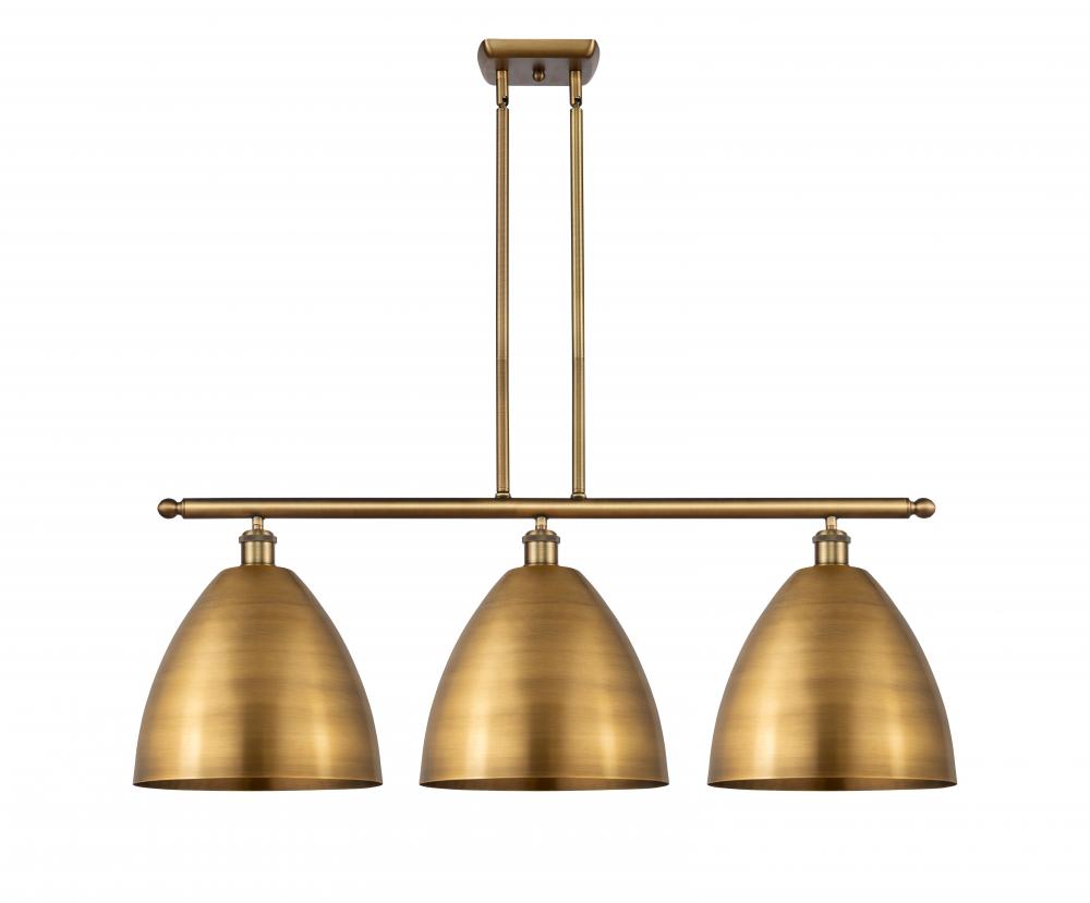 Bristol - 3 Light - 39 inch - Brushed Brass - Cord hung - Island Light