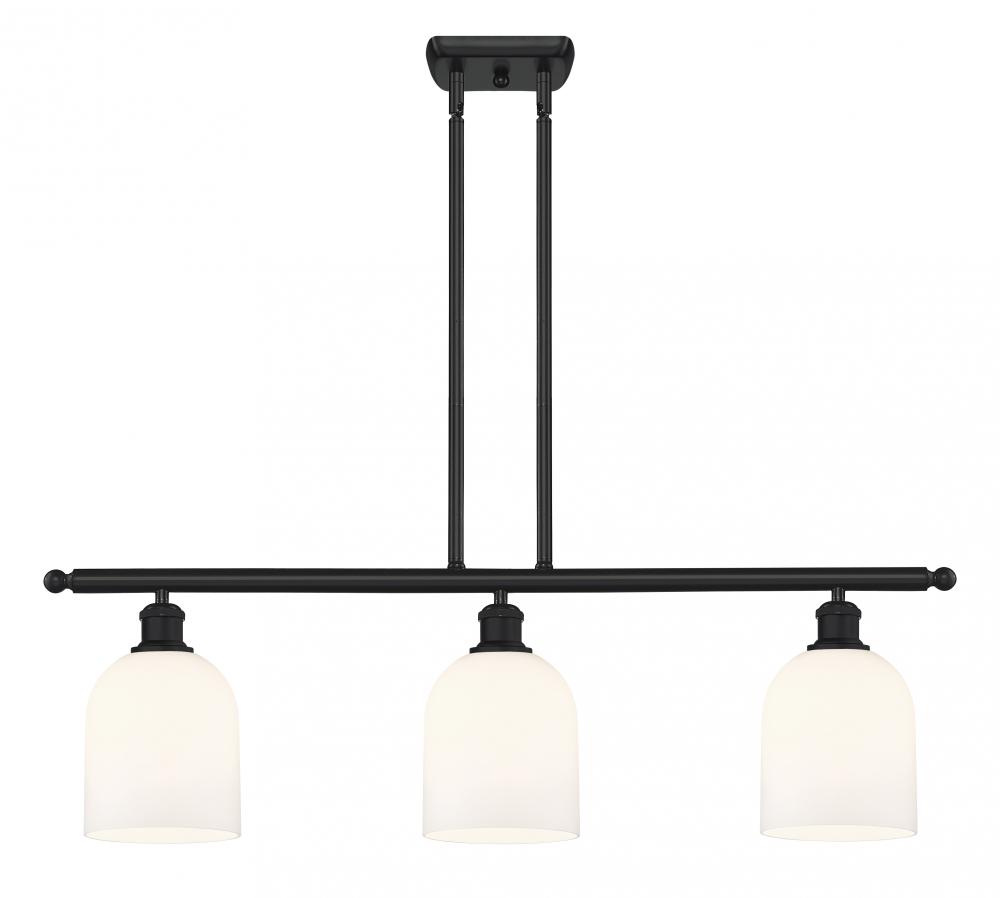 Bella - 3 Light - 36 inch - Matte Black - Cord hung - Island Light