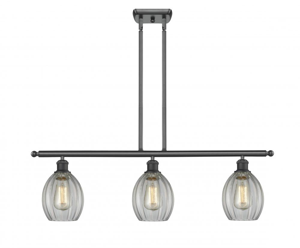 Eaton - 3 Light - 36 inch - Matte Black - Cord hung - Island Light