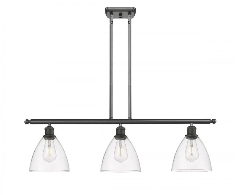 Bristol - 3 Light - 36 inch - Oil Rubbed Bronze - Cord hung - Island Light