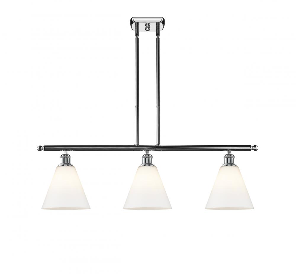 Berkshire - 3 Light - 36 inch - Polished Chrome - Cord hung - Island Light