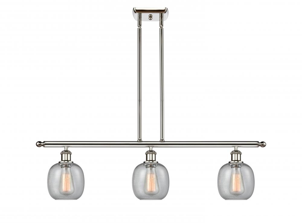 Belfast - 3 Light - 36 inch - Polished Nickel - Cord hung - Island Light