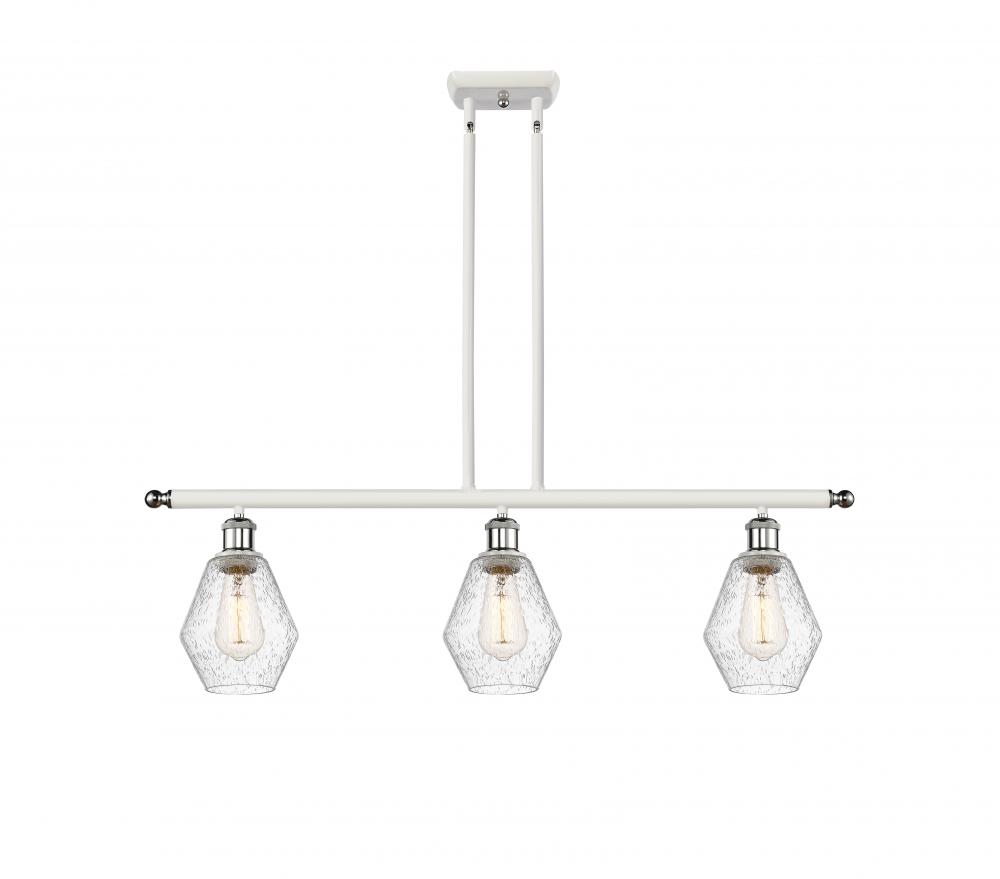 Cindyrella - 3 Light - 36 inch - White Polished Chrome - Cord hung - Island Light