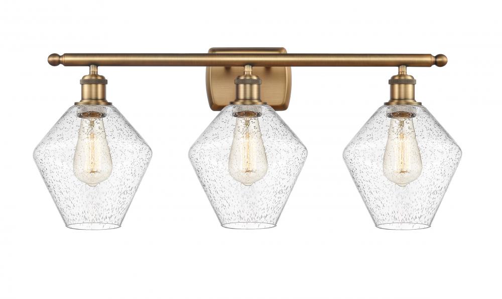 Cindyrella - 3 Light - 28 inch - Brushed Brass - Bath Vanity Light