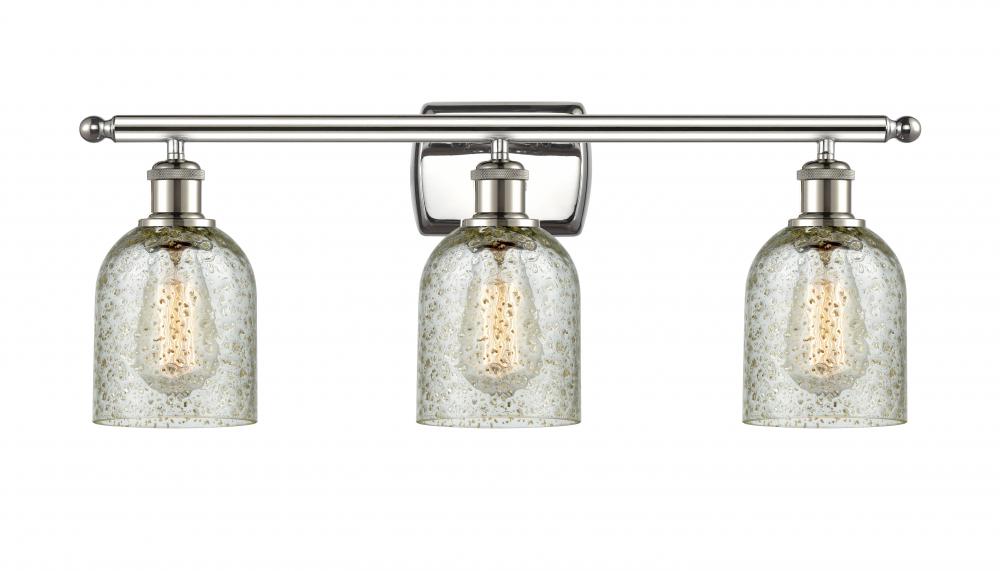 Caledonia - 3 Light - 25 inch - Polished Nickel - Bath Vanity Light