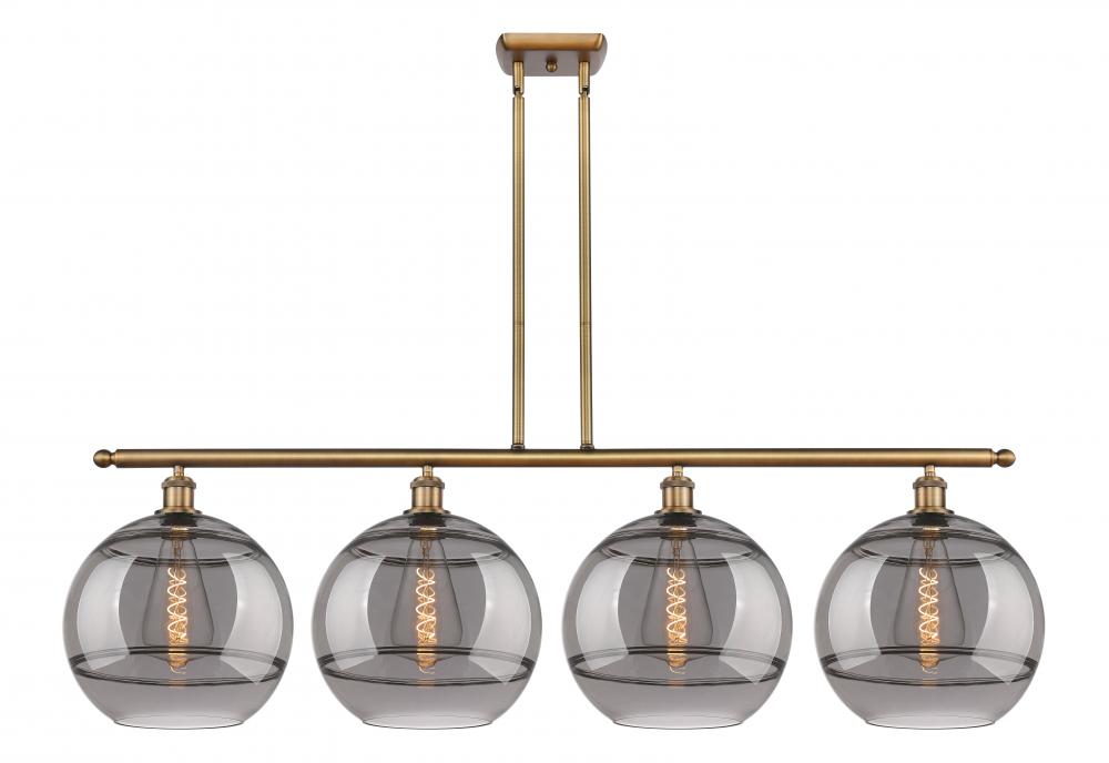 Rochester - 4 Light - 50 inch - Brushed Brass - Cord hung - Island Light