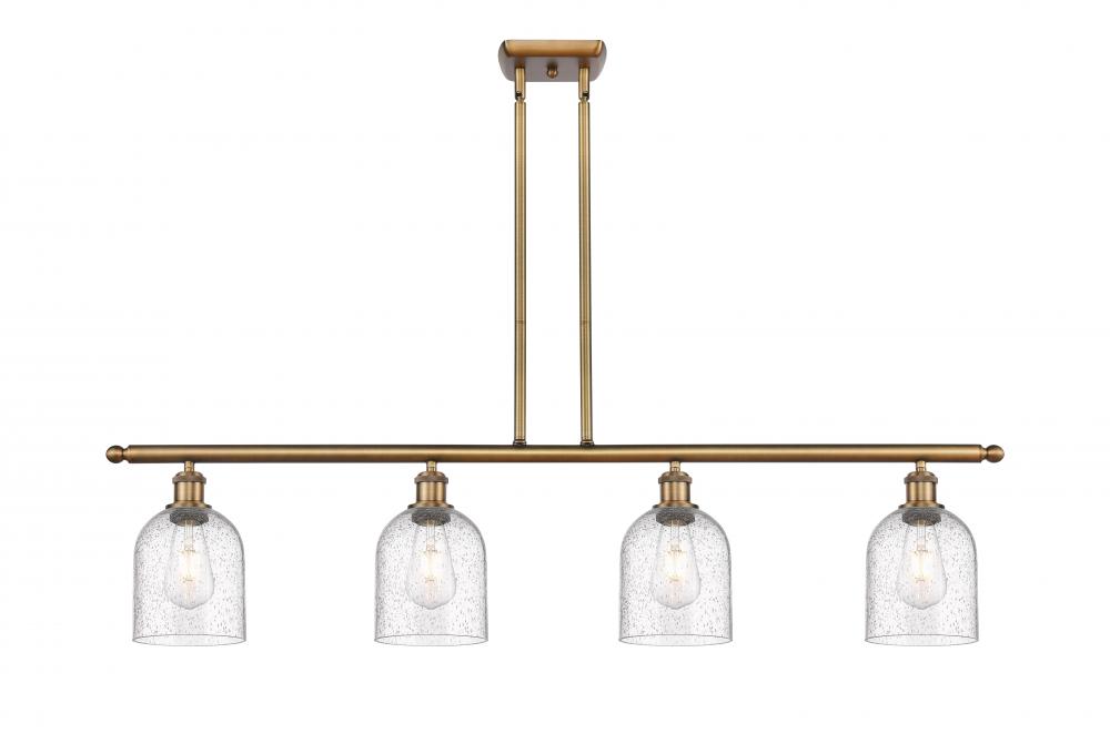 Bella - 4 Light - 48 inch - Brushed Brass - Cord hung - Island Light