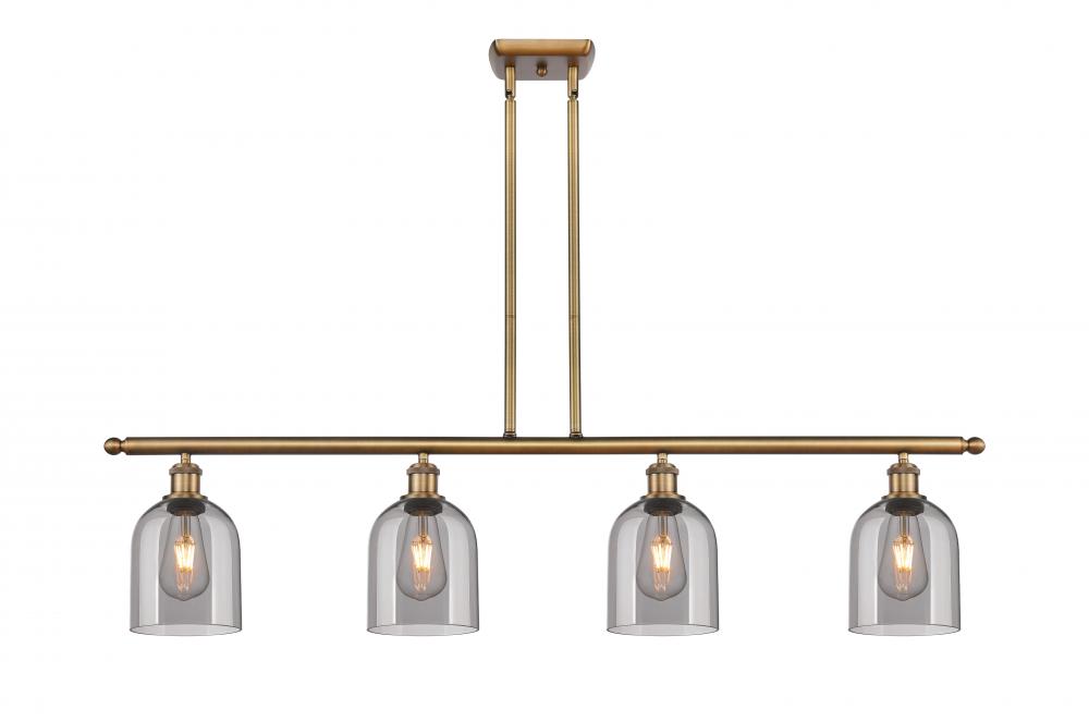 Bella - 4 Light - 48 inch - Brushed Brass - Cord hung - Island Light