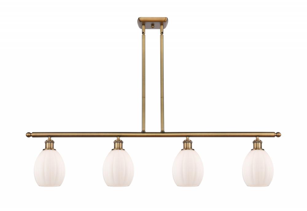 Eaton - 4 Light - 48 inch - Brushed Brass - Cord hung - Island Light