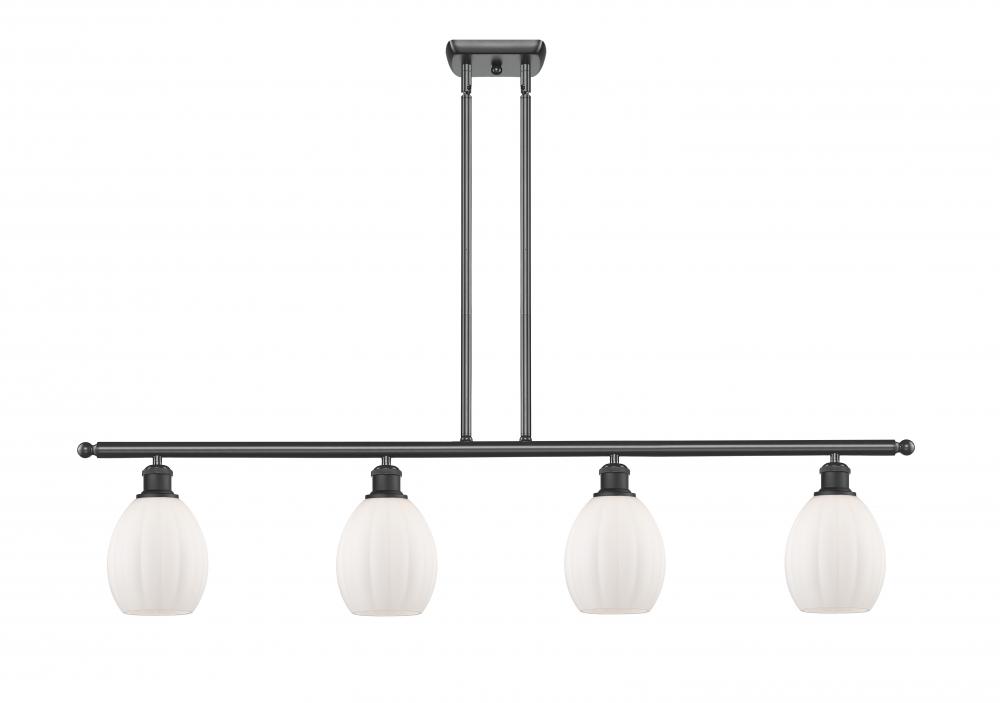 Eaton - 4 Light - 48 inch - Matte Black - Cord hung - Island Light