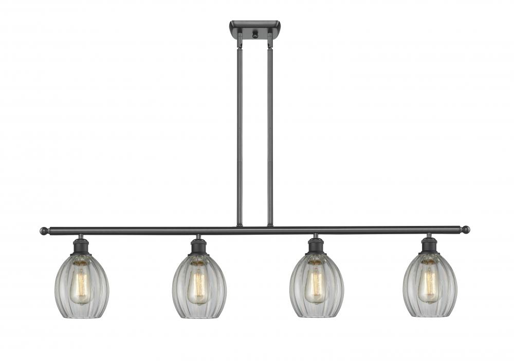 Eaton - 4 Light - 48 inch - Matte Black - Cord hung - Island Light