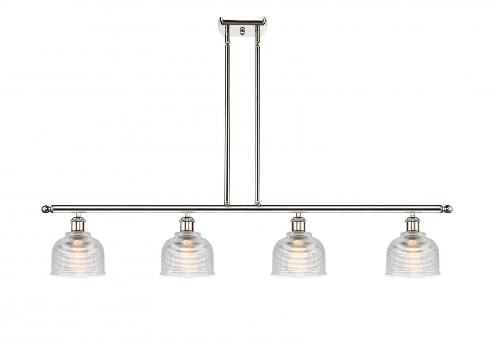 Dayton - 4 Light - 48 inch - Polished Nickel - Cord hung - Island Light