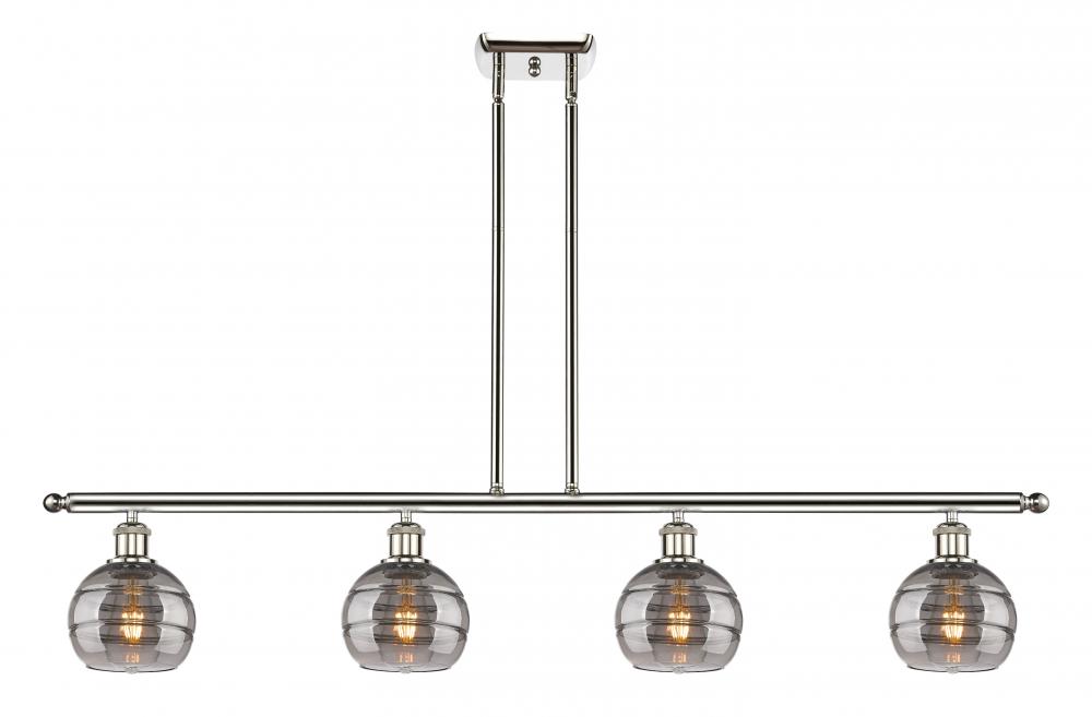 Rochester - 4 Light - 48 inch - Polished Nickel - Cord hung - Island Light