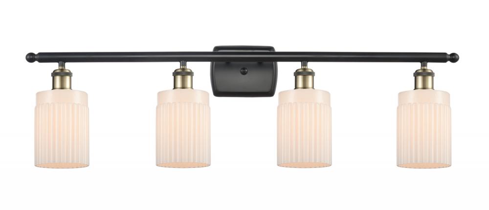 Hadley - 4 Light - 35 inch - Black Antique Brass - Bath Vanity Light