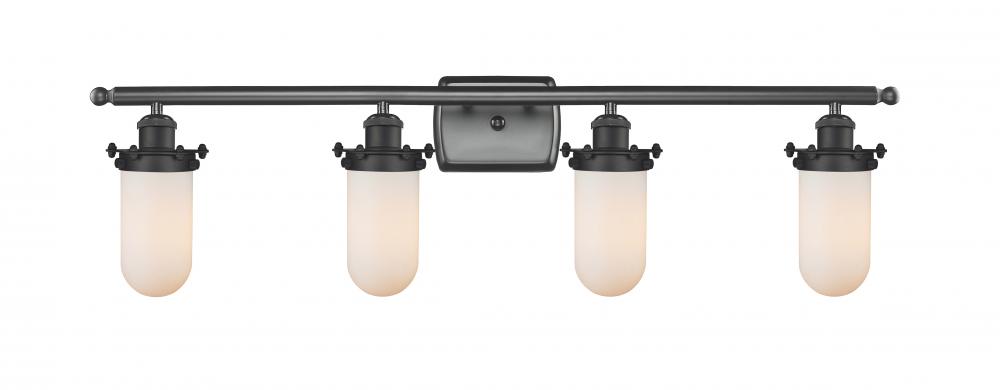 Kingsbury - 4 Light - 34 inch - Matte Black - Bath Vanity Light