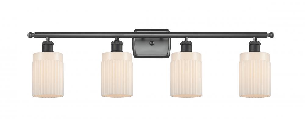 Hadley - 4 Light - 35 inch - Matte Black - Bath Vanity Light