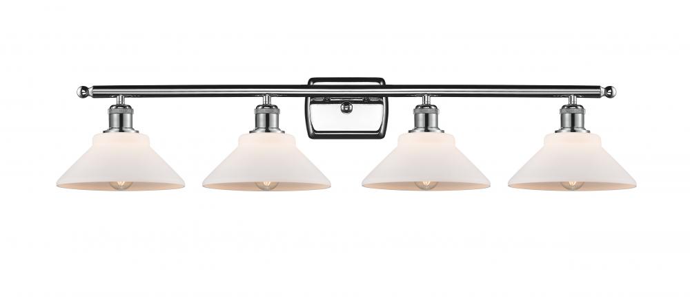 Orwell - 4 Light - 38 inch - Polished Chrome - Bath Vanity Light