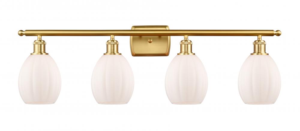 Eaton - 4 Light - 36 inch - Satin Gold - Bath Vanity Light