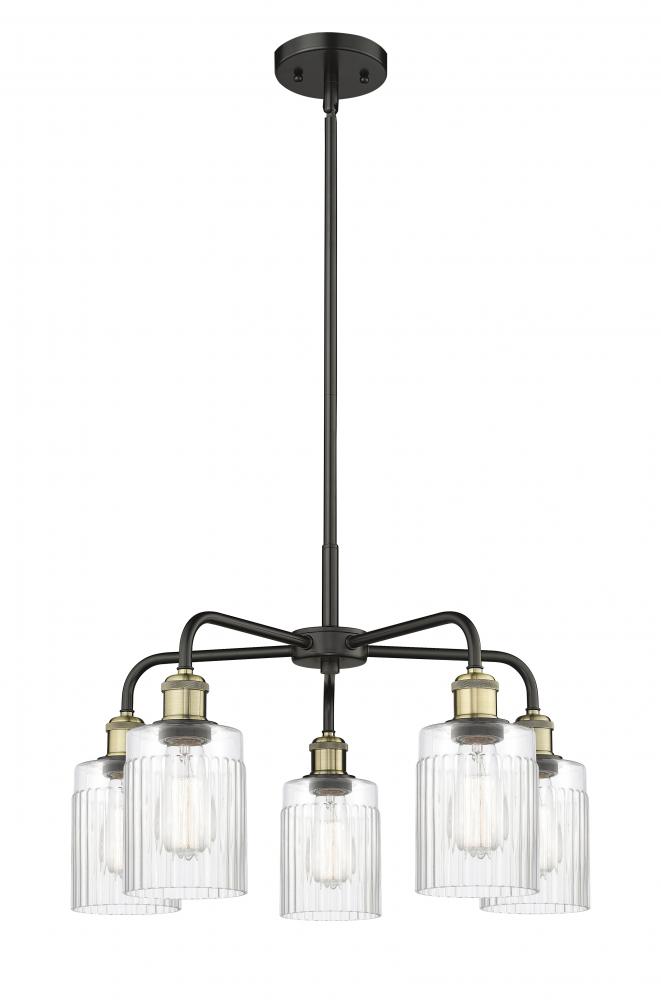 Hadley - 5 Light - 23 inch - Black Antique Brass - Chandelier