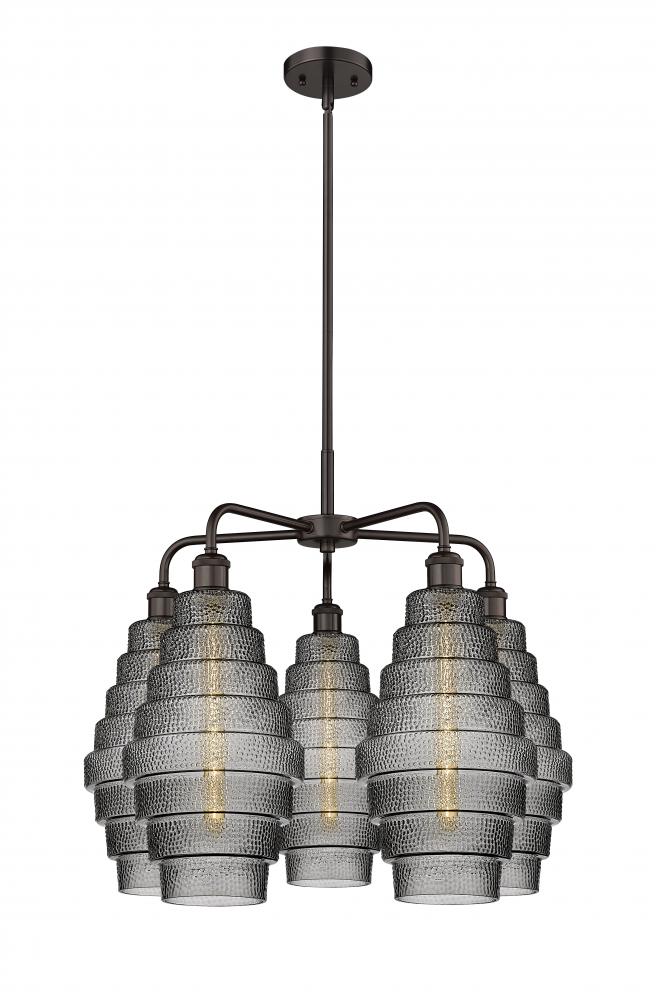 Cascade - 5 Light - 26 inch - Oil Rubbed Bronze - Chandelier