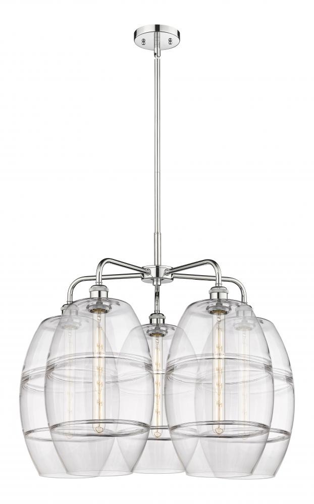 Vaz - 5 Light - 28 inch - Polished Chrome - Chandelier