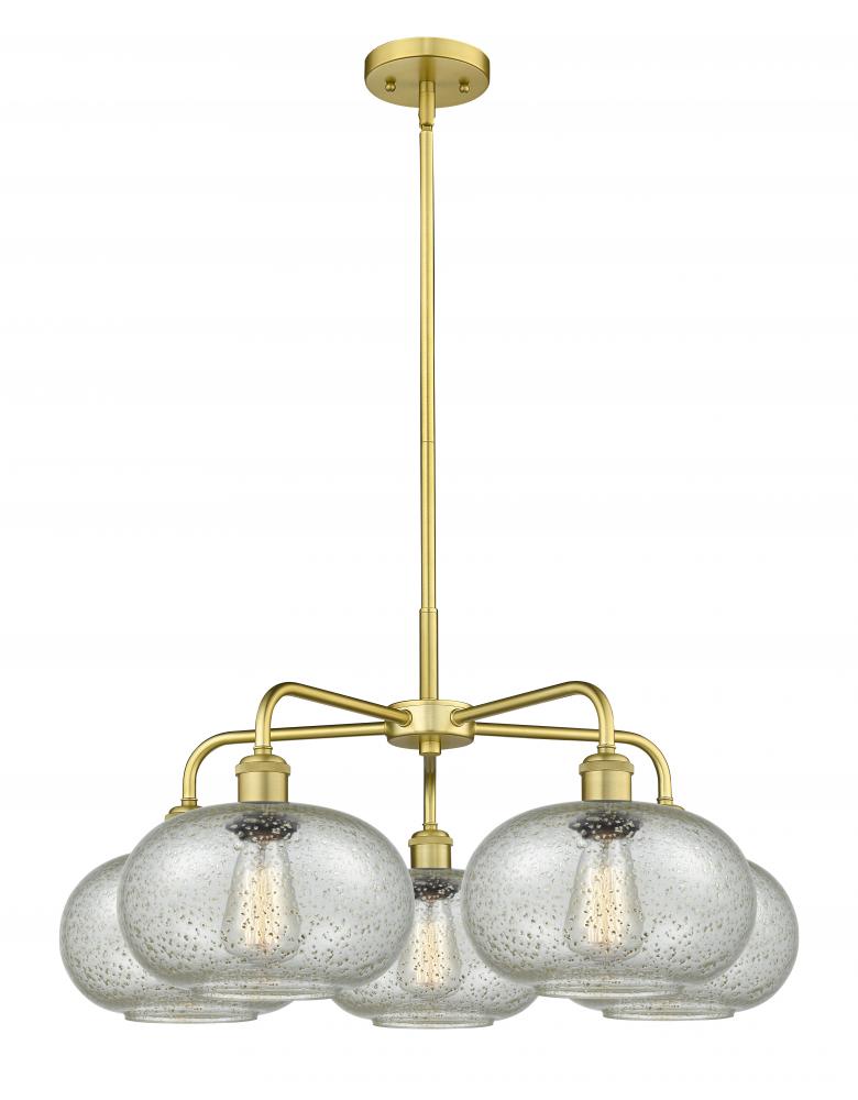 Gorham - 5 Light - 28 inch - Satin Gold - Chandelier