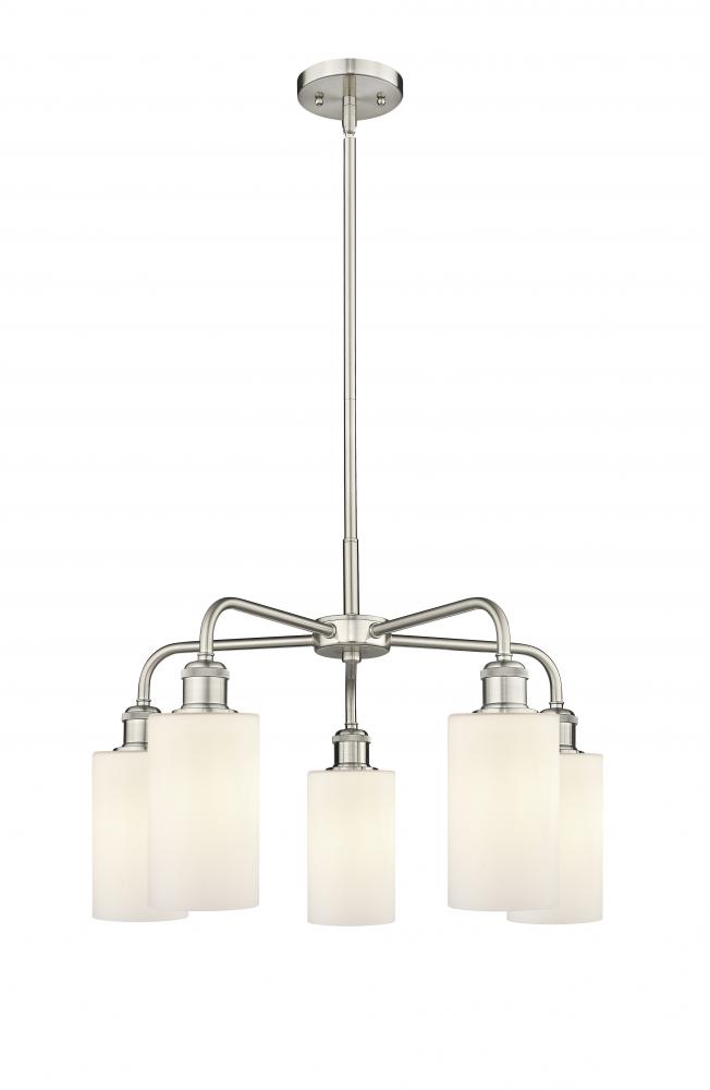 Clymer - 5 Light - 22 inch - Satin Nickel - Chandelier