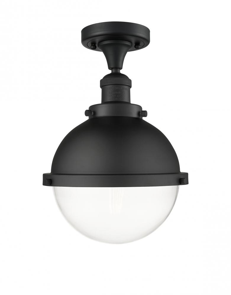 Hampden - 1 Light - 9 inch - Matte Black - Semi-Flush Mount