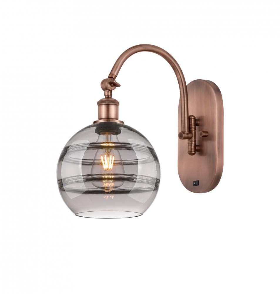 Rochester - 1 Light - 8 inch - Antique Copper - Sconce