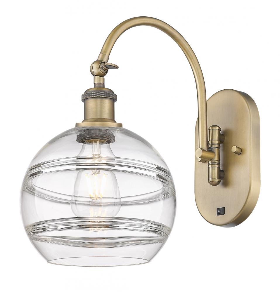 Rochester - 1 Light - 8 inch - Brushed Brass - Sconce