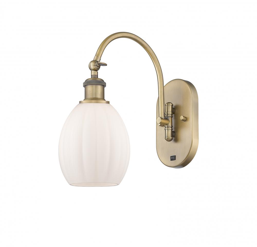 Eaton - 1 Light - 6 inch - Brushed Brass - Sconce