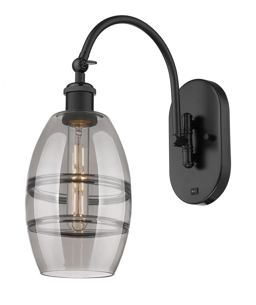 Vaz - 1 Light - 6 inch - Matte Black - Sconce