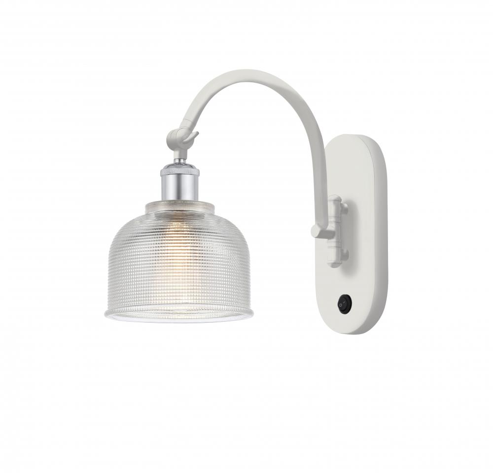 Dayton - 1 Light - 6 inch - White Polished Chrome - Sconce