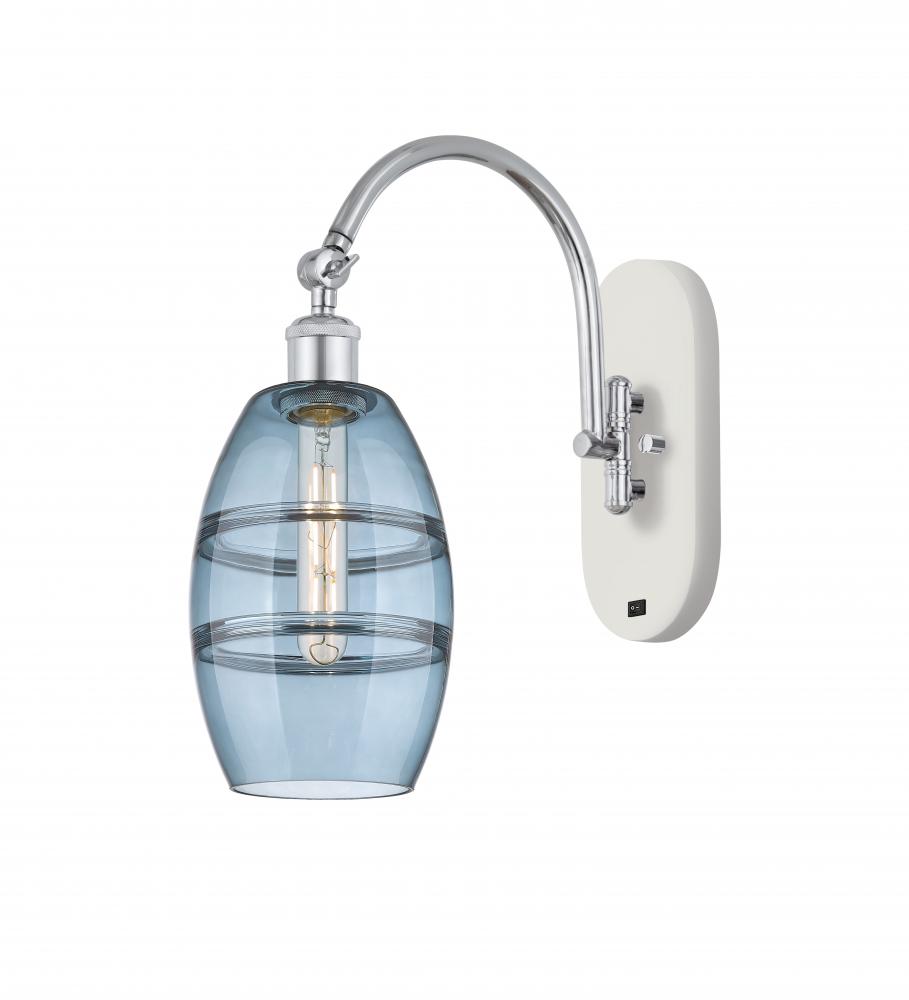 Vaz - 1 Light - 6 inch - White Polished Chrome - Sconce