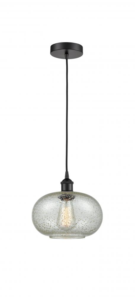 Gorham - 1 Light - 10 inch - Matte Black - Cord hung - Mini Pendant