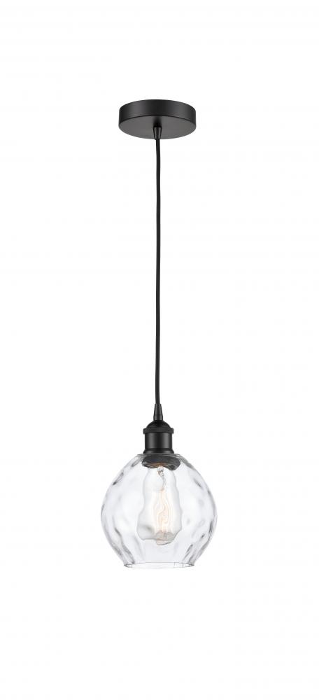 Waverly - 1 Light - 6 inch - Matte Black - Cord hung - Mini Pendant