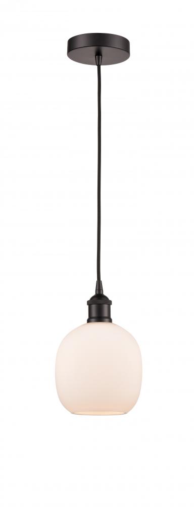 Belfast - 1 Light - 6 inch - Oil Rubbed Bronze - Cord hung - Mini Pendant