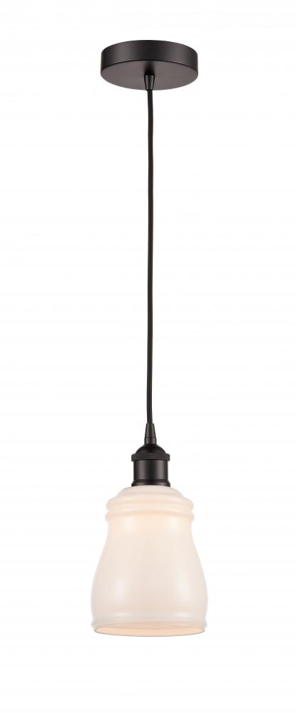 Ellery - 1 Light - 5 inch - Oil Rubbed Bronze - Cord hung - Mini Pendant