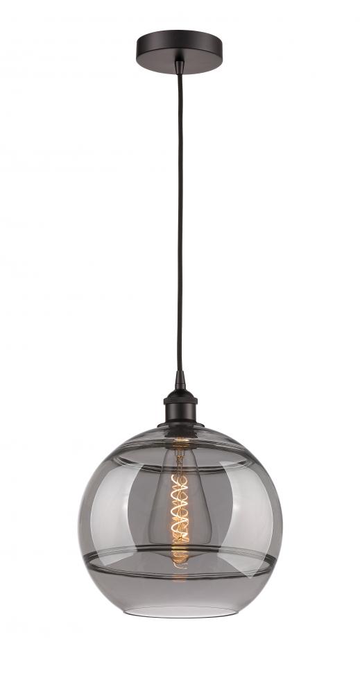 Rochester - 1 Light - 12 inch - Oil Rubbed Bronze - Cord hung - Mini Pendant