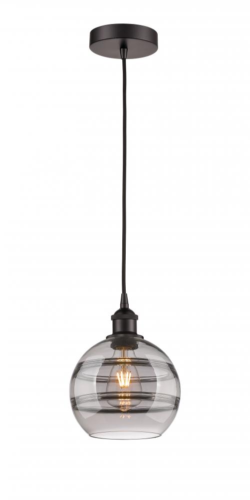 Rochester - 1 Light - 8 inch - Oil Rubbed Bronze - Cord hung - Mini Pendant