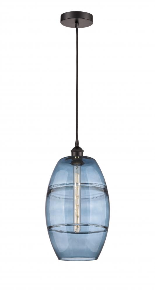 Vaz - 1 Light - 10 inch - Oil Rubbed Bronze - Cord hung - Mini Pendant