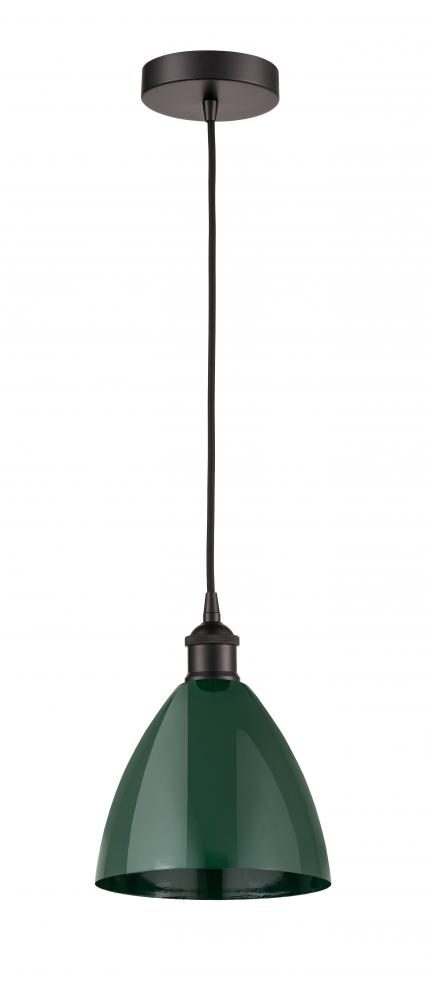 Plymouth - 1 Light - 8 inch - Oil Rubbed Bronze - Cord hung - Mini Pendant