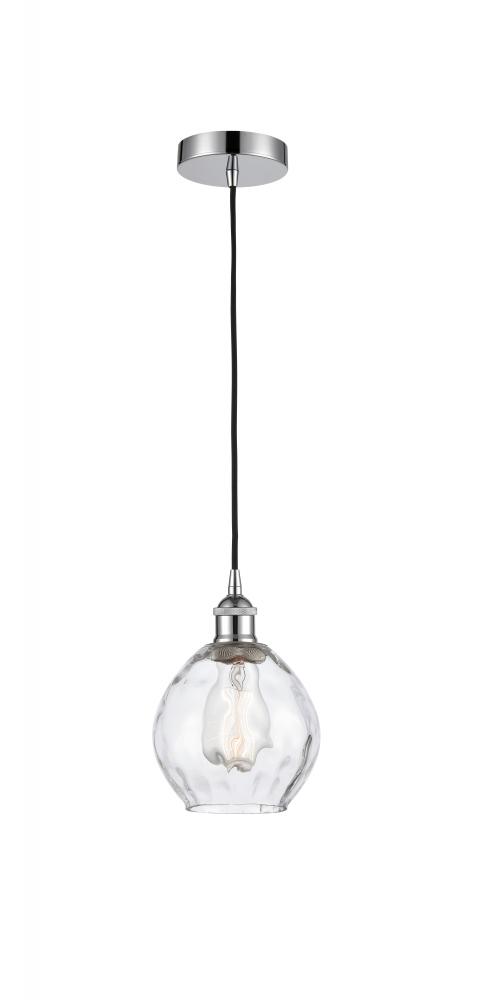 Waverly - 1 Light - 6 inch - Polished Chrome - Cord hung - Mini Pendant