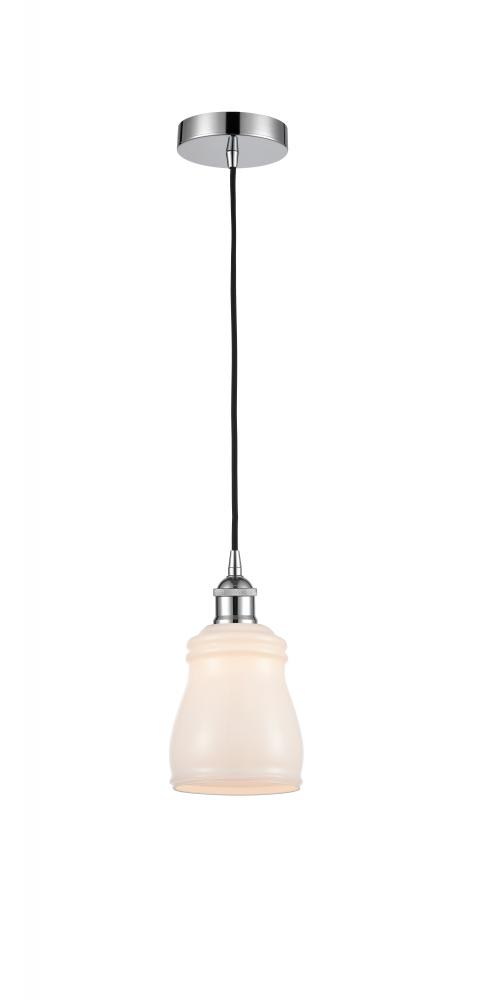 Ellery - 1 Light - 5 inch - Polished Chrome - Cord hung - Mini Pendant