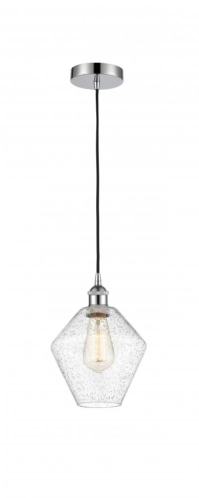 Cindyrella - 1 Light - 8 inch - Polished Chrome - Cord hung - Mini Pendant