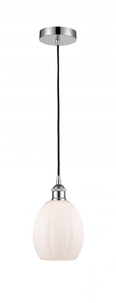 Eaton - 1 Light - 6 inch - Polished Chrome - Cord hung - Mini Pendant