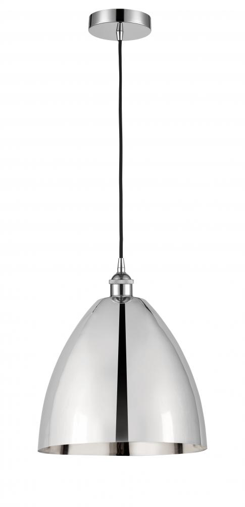 Bristol - 1 Light - 12 inch - Polished Chrome - Cord hung - Mini Pendant