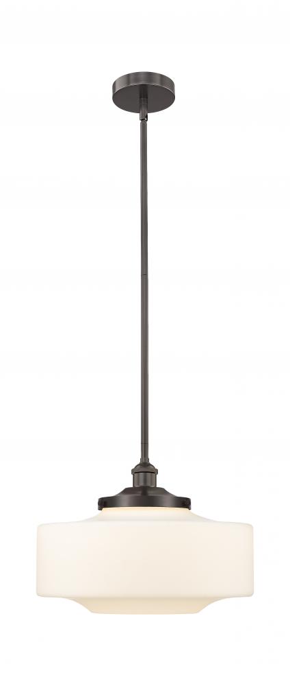 Bridgeton - 1 Light - 12 inch - Oil Rubbed Bronze - Stem Hung - Mini Pendant