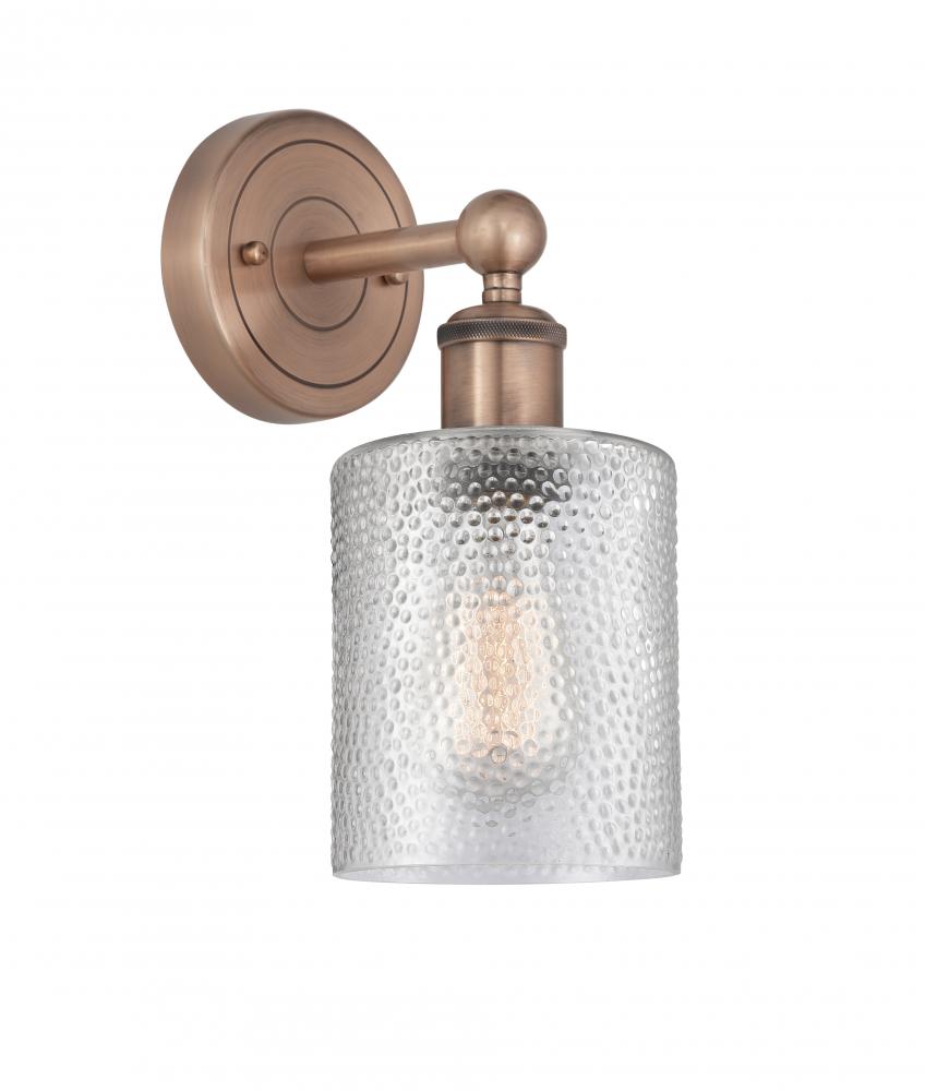 Cobbleskill - 1 Light - 5 inch - Antique Copper - Sconce