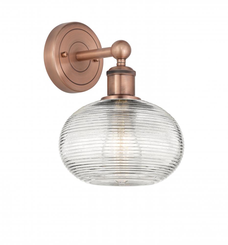 Ithaca - 1 Light - 8 inch - Antique Copper - Sconce